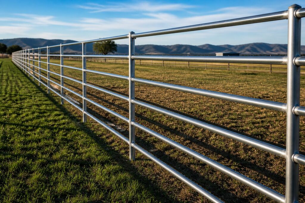 spear ranch metal fence
